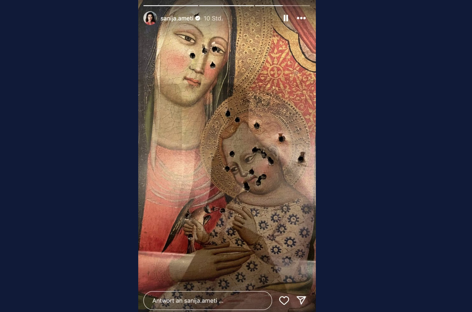 Saija Ameti auf Instagram