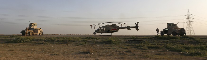 Ein Foto vom 9. März aus der Gegend nördlich von Tikrit.