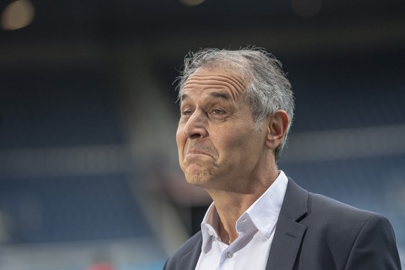 Der Trainer des FC Basel, Marcel Koller beim Super League Meisterschaftsspiel zwischen dem FC Luzern und dem FC Basel vom Sonntag, 21. Juni 2020 in Luzern. (KEYSTONE/Urs Flueeler)