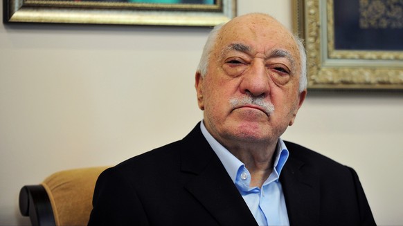 Islamic cleric Fethullah Gulen poses for a photo while speaking to members of the media at his compound, Sunday, July 17, 2016, in Saylorsburg, Pa. Turkish officials have blamed a failed coup attempt  ...