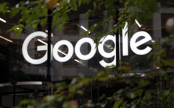 FILE - This Nov. 1, 2018, file photo shows a photo of the Google logo at their offices in Granary Square, London. The European Court of Justice's ruled Tuesday, Sept. 24, 2019, that there is no o ...