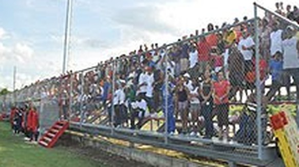 Das FFB-Stadion bietet 5000 Zuschauern Platz.