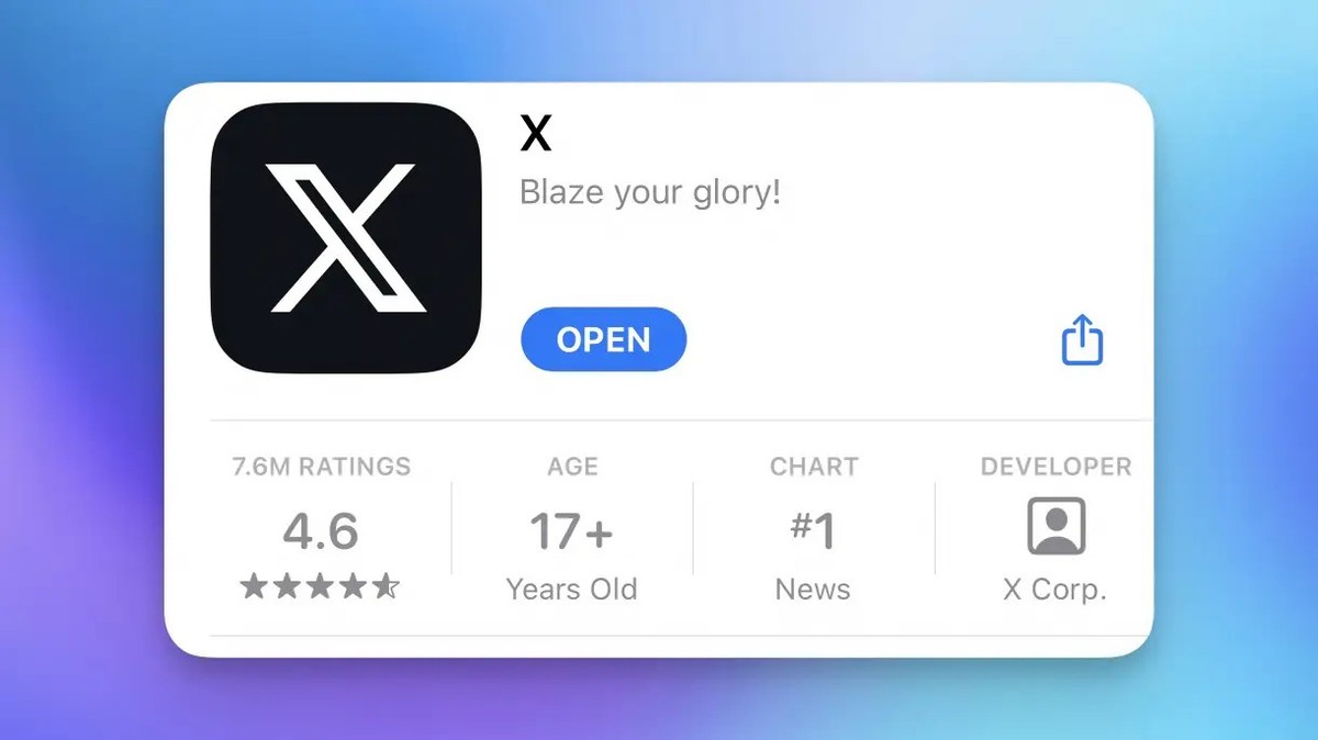 Eigentlich werden App-Namen im App Store aus nur einem Zeichen nicht gestattet, für Elon Musk machte Apple eine Ausnahme.