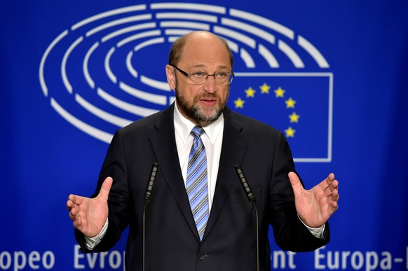 European Parliament President Martin Schulz gives a statement after the conference of Presidents at the European Parliament in Brussels, Belgium, June 24, 2016. REUTERS/Eric Vidal