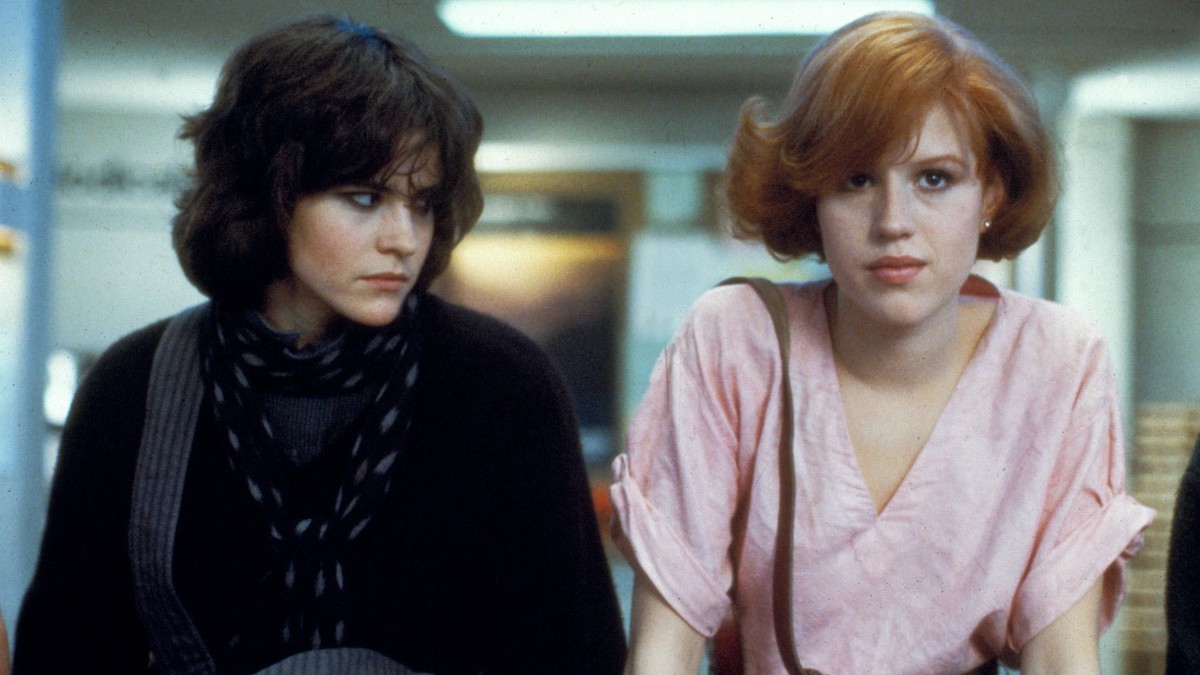 the breakfast club Ally Sheedy and Molly Ringwald