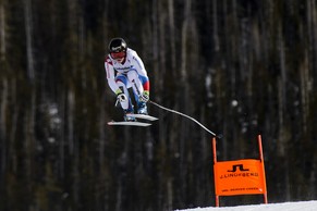 Lara Gut im Training zur WM-Abfahrt.