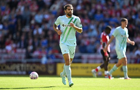Ricardo Rodriguez of Real Betis Sunderland v Real Betis, Pre Season Friendly, Football, Stadium of Light, Sunderland, UK - 02 Aug 2025Sunderland Stadium of Light United Kingdom EDITORIAL USE ONLY No u ...