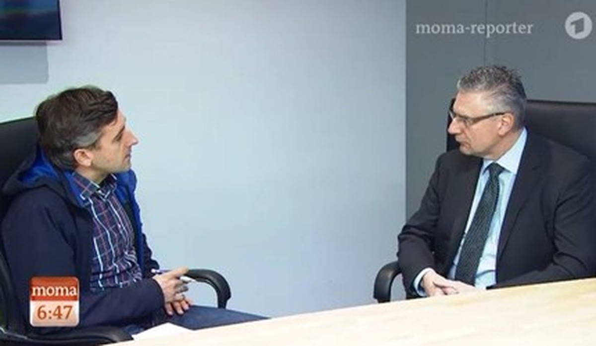 Andreas Glarner trifft sich erneut mit dem ARD-Reporter.