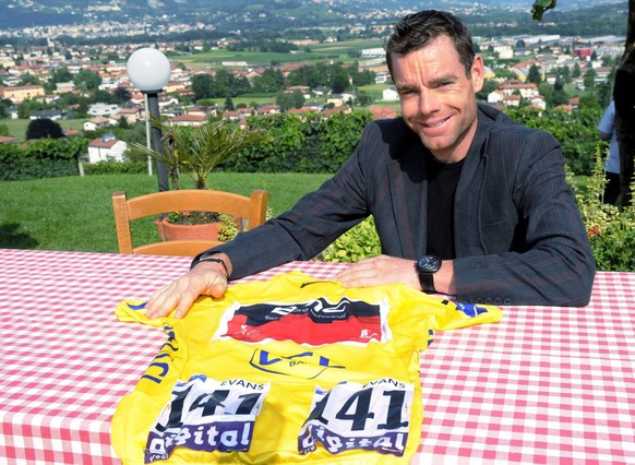 Der im Tessin wohnhafte Cadel Evans ist am Ziel seiner Träume: 2011 gewinnt der Australier die Tour de France.