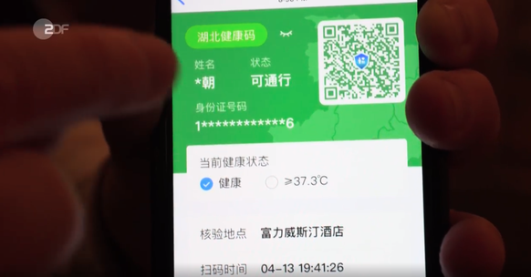 Alles im grünen Bereich: Der Hotel eigene QR-Code.