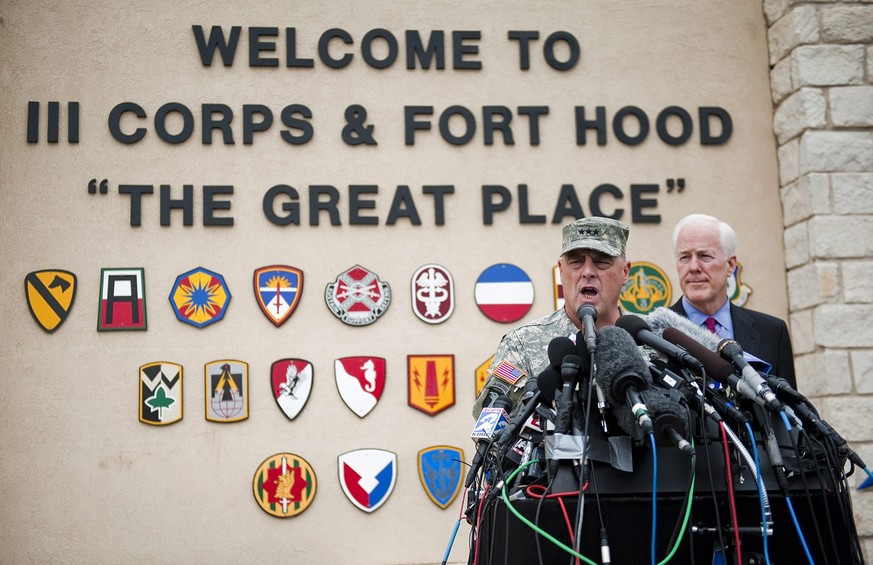 Fort Hood-Kommandant Mark Milley.
