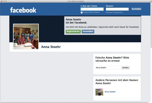 Hier geht's zur nicht-öffentlichen Facebook-Seite von Anna Stoehr.
