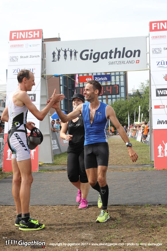 Gigathlon Zürich Ziel