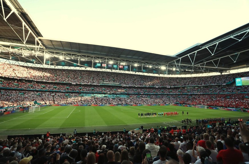 Der EM-Final wird im Wembley-Stadion vor 60'000 Zuschauern ausgetragen – ein Grossteil davon werden englische Fans sein.