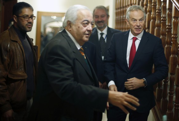 Tony Blair während seinem Aufenthalt im Gaza-Streifen.&nbsp;