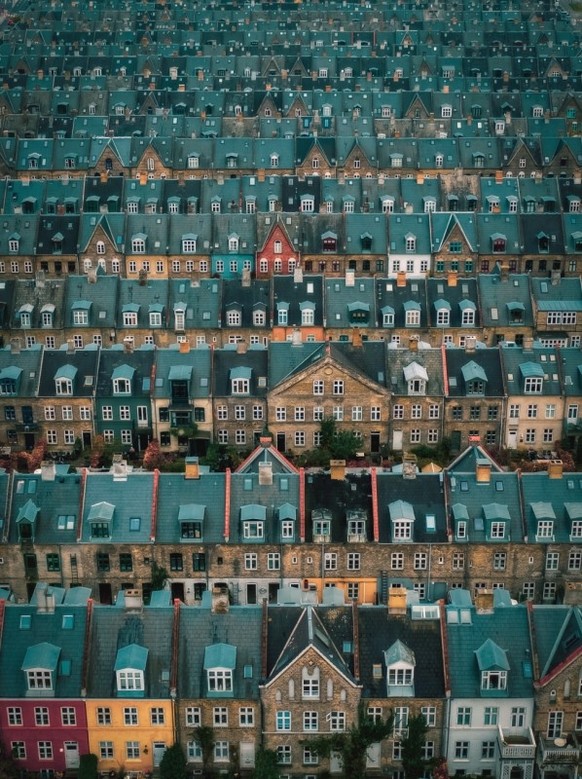 Rooftops of Kartoffelraekkerne Neighborhood