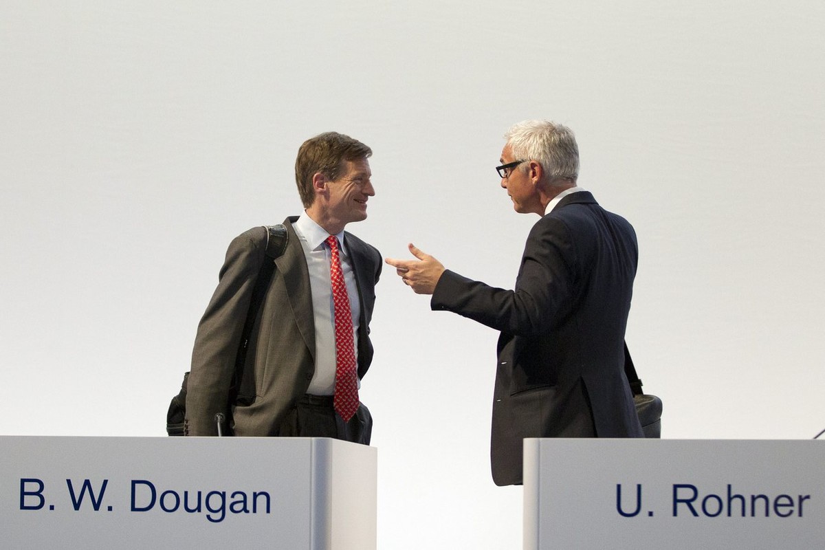 In der Kritik: Konzernchef Brady Dougan und VR-Präsident Urs Rohner.&nbsp;