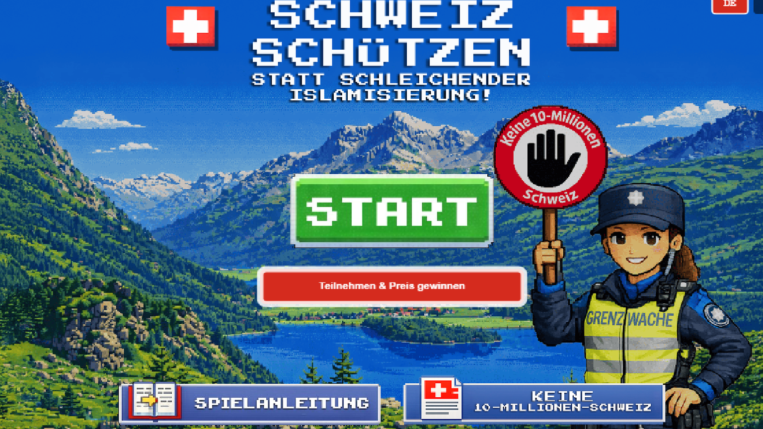 10-Millionen-Schweiz: Umstrittenes Minigame «Schweiz schützen» ist wieder online