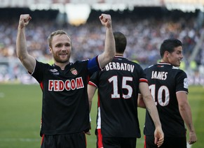 Germain, Berbatov und James: Die drei Torschützen für Monaco.