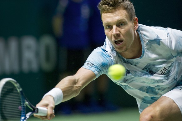 Berdych streckte sich heuter vergeblich.&nbsp;