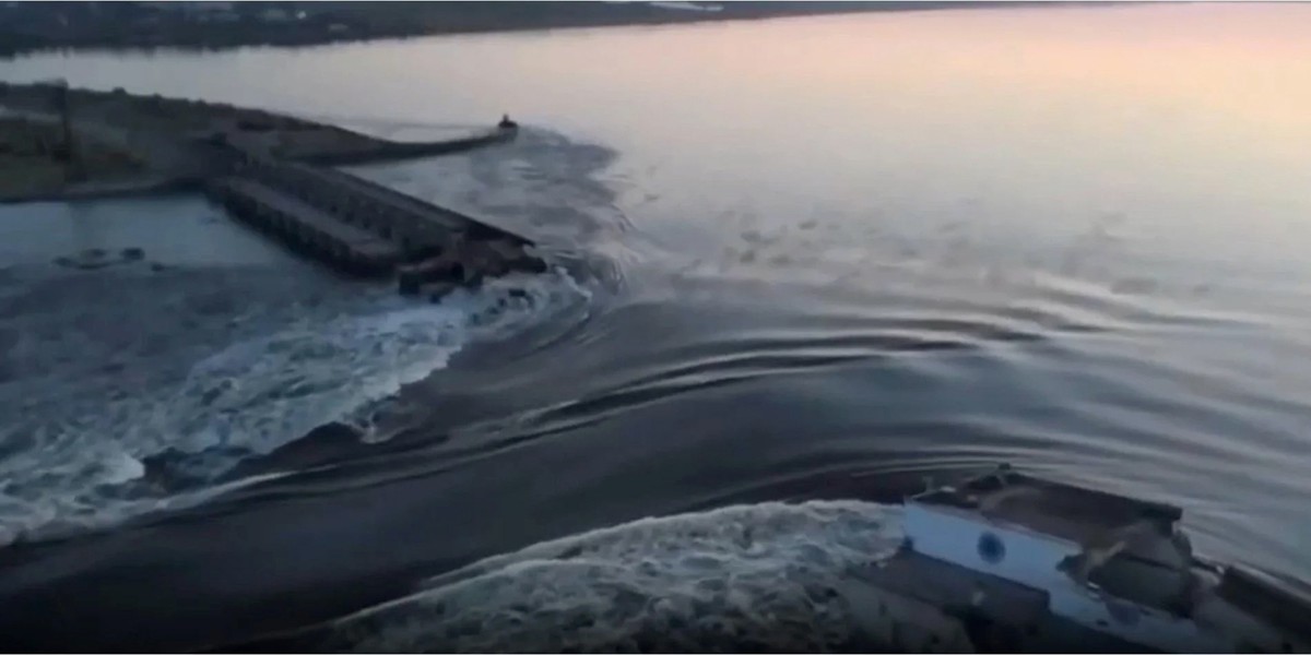 Le barrage de Kakhovka aurait été dynamité par les troupes russes «par panique».