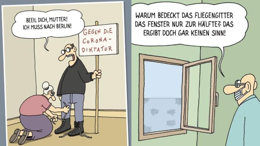 20 gnadenlos ehrliche Corona-Cartoons, die uns für immer an Martin Perscheid erinnern