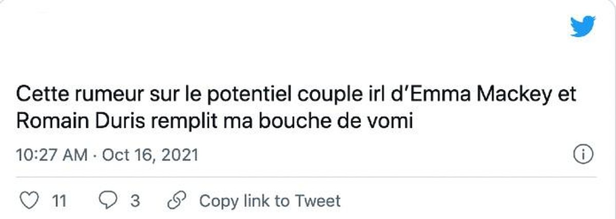 Capture d'écran via Twitter