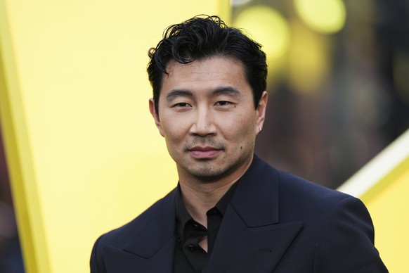 Simu Liu poses for photographers upon arrival at a screening of the film &#039;Thunderbolts&#039; on Tuesday, April 22, 2025, in London. (Photo by Scott A Garfitt/Invision/AP)
Simu Liu