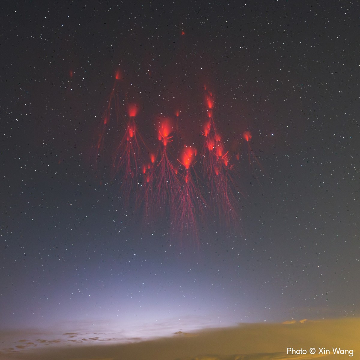 Sprites Dancing in the Dark Night by Wang Xin

WINNER, Standard Chartered Weather Photographer of the Year 2024