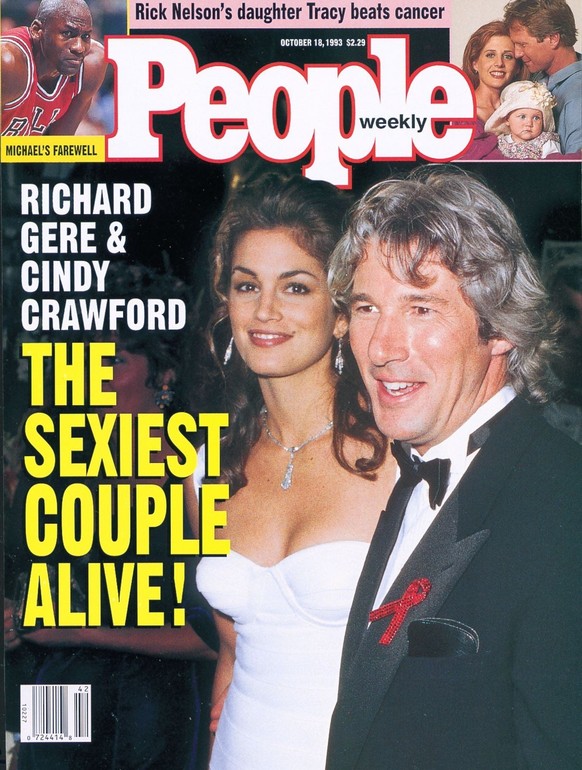 1993: Richard Gere and Cindy Crawford