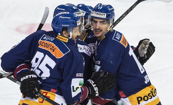 Pure Erleichterung beim EHC Biel nach dem klaren Sieg gegen Lugano.