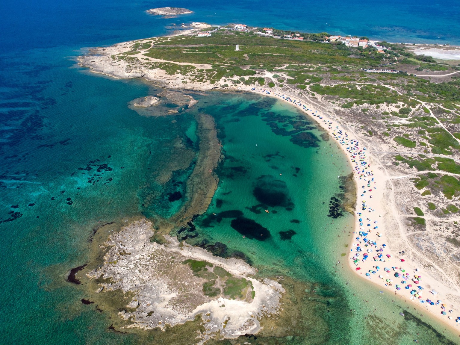 Die Halbinsel Sinis liegt im Westen Sardiniens in der Provinz Oristano.