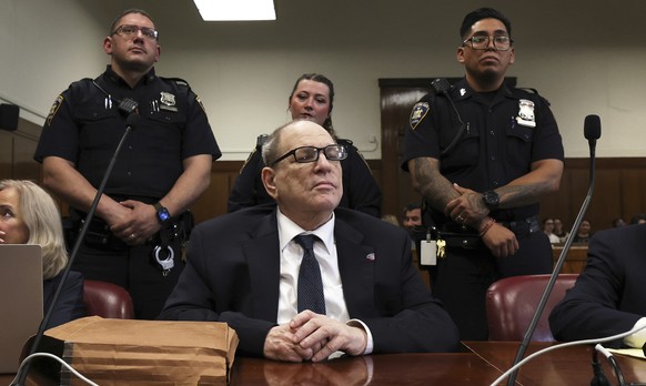 FILE - Harvey Weinstein appears in a Manhattan criminal court for his re-trial, Thursday, May 29, 2025, in New York. (Timothy A. Clary/Pool Photo via AP, File)
Sexual Misconduct Diddy Celebrity Trials ...