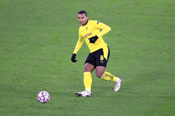 AKANJI Manuel Team BVB UEFA Champions League Saison 2020-2021 Gruppe F Spiel Borussia Dortmund - Lazio Rom 1 : 1 am 02. 12. 2020 in Dortmund DFL REGULATIONS PROHIBIT ANY USE OF PHOTOGRAPHS as IMAGE SE ...