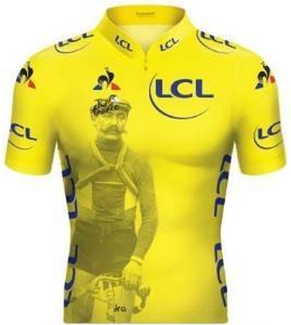 Das Trikot, das der Leader am 19. Juli erhält – auf den Tag genau 100 Jahre, nachdem Eugène Christophe als erster Fahrer das Maillot Jaune erhielt.