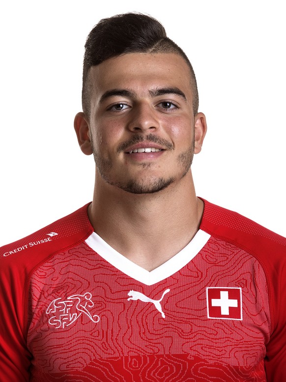 Portrait von Lorenzo Gonzalez, Spieler der Schweizer U19 Fussball-Nationalmannschaft, fotografiert am Dienstag, 4. September 2018 in Muttenz. (KEYSTONE/SFV/Georgios Kefalas)