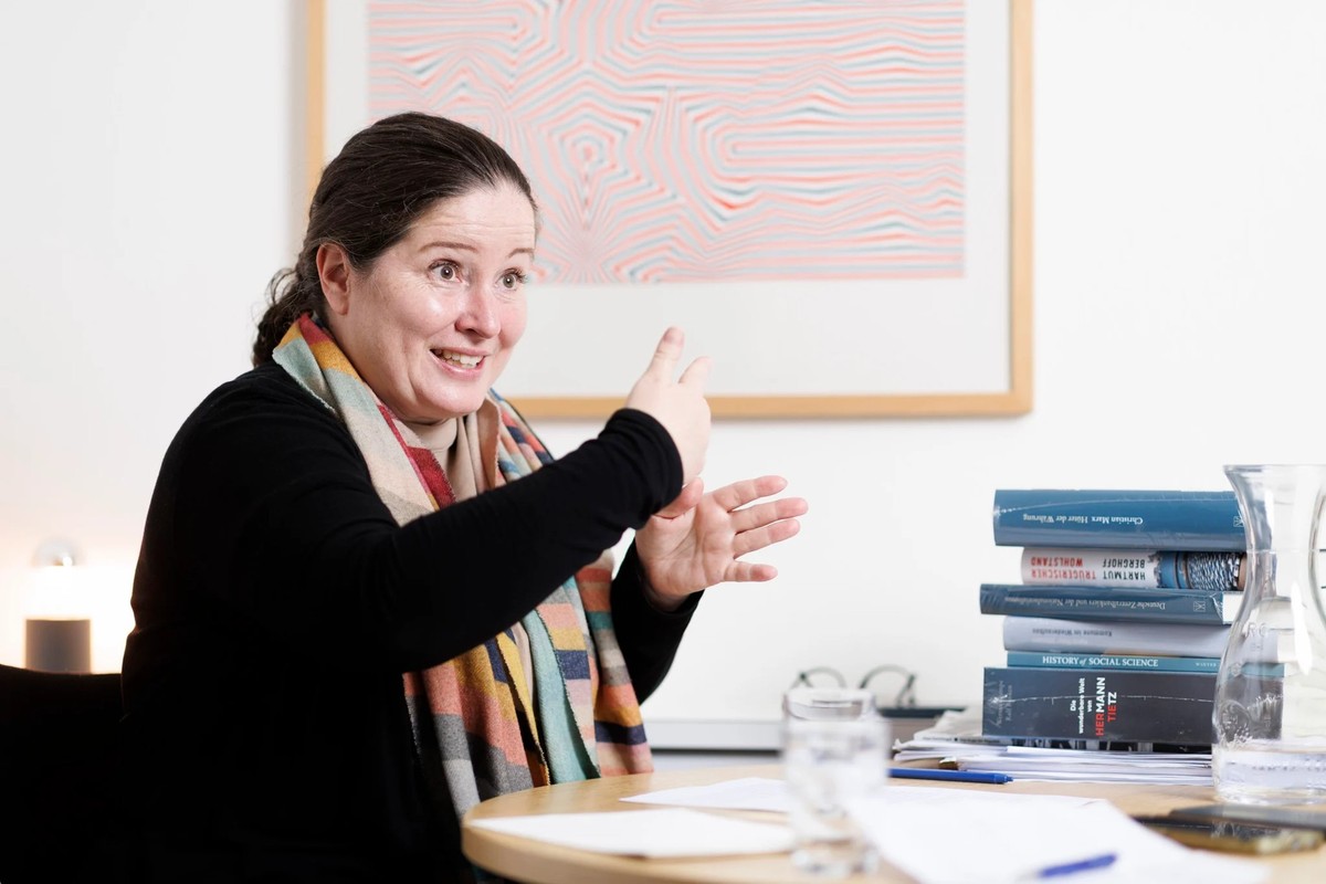 Kapitalismus-Kennerin
Laura Rischbieter, 49, ist seit 2024 Professorin für Geschichte des Kapitalismus an der Universität Basel.