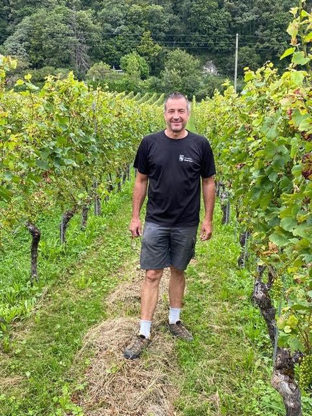 Huber Louis, directeur des Caves de la Ville de Berne. La Neuveville, 25 août 2021.