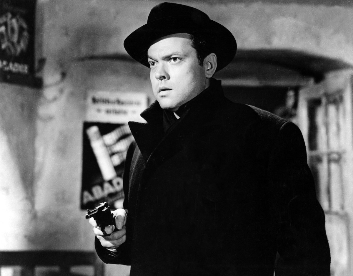 In this image released Monday May 18, 2015 by Rialto Pictures/Studiocanal, Orson Welles portrays Harry Lime in a scene from "The Third Man." At the 68th Cannes international film festival &# ...
