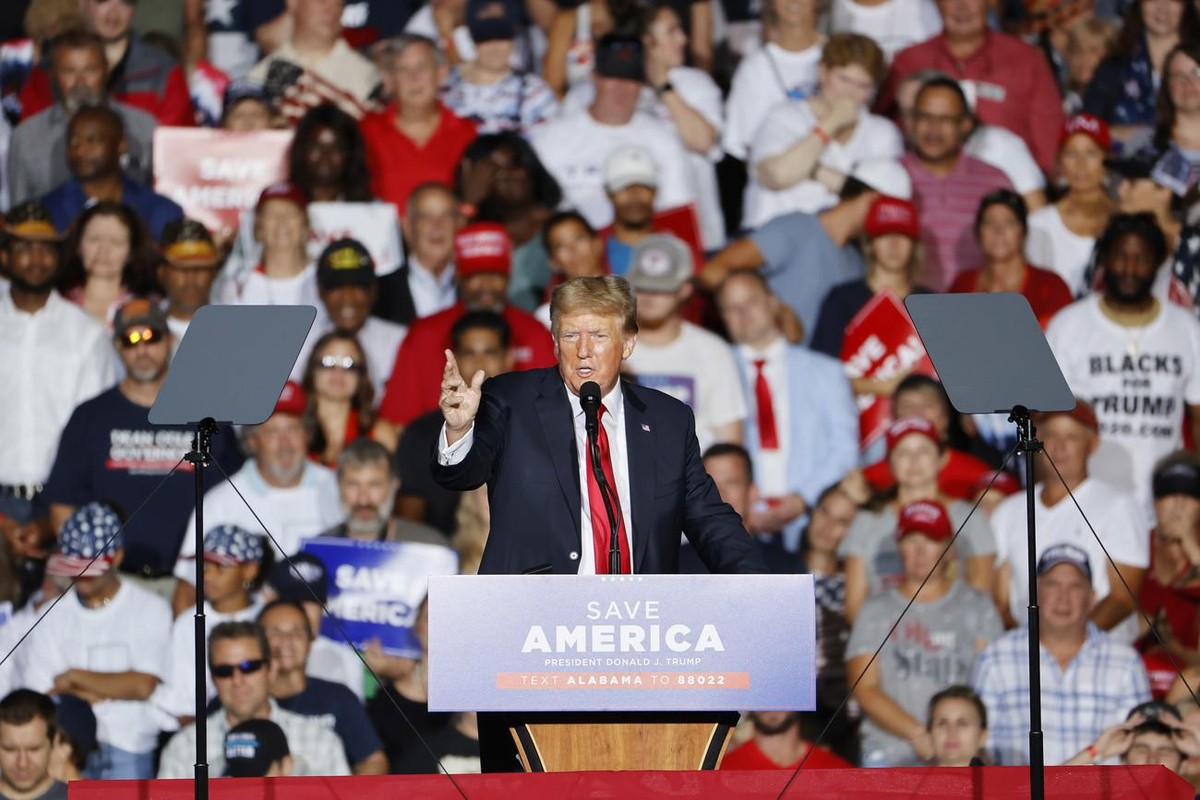 Trump discours anti Biden Etats-Unis