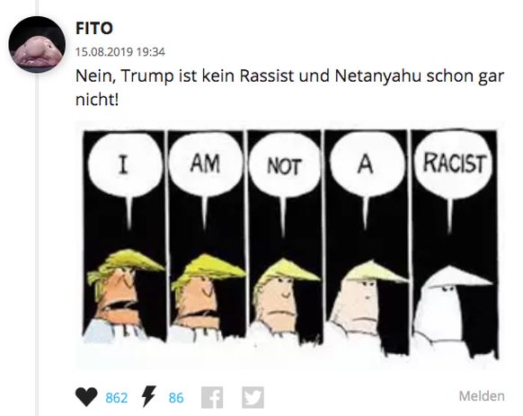 Israel verbietet muslimischen US-Abgeordneten die Einreise – der Grund ist🤔
Kann mir jemand sagen was an diesem Post gegen eure Kommentarregeln verstösst?
Habt ihr generell ein Problem mit Satire un ...