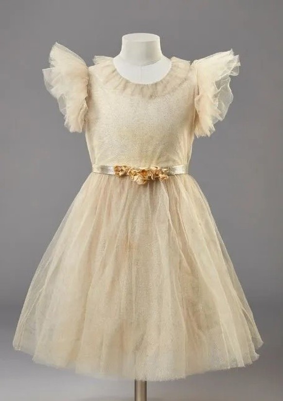 Blumenmädchenkleid Queen Elizabeth II, aus 1934