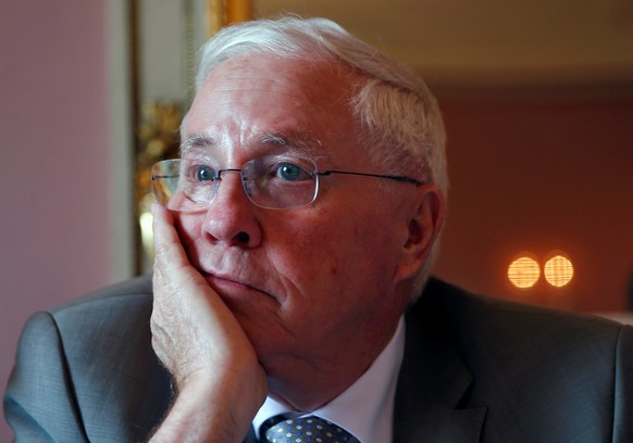 Christoph Blocher, president of the committee, attends a news conference of the &quot;No to slow EU accession&quot; committee in Bern, Switzerland, August 5, 2016. REUTERS/Denis Balibouse