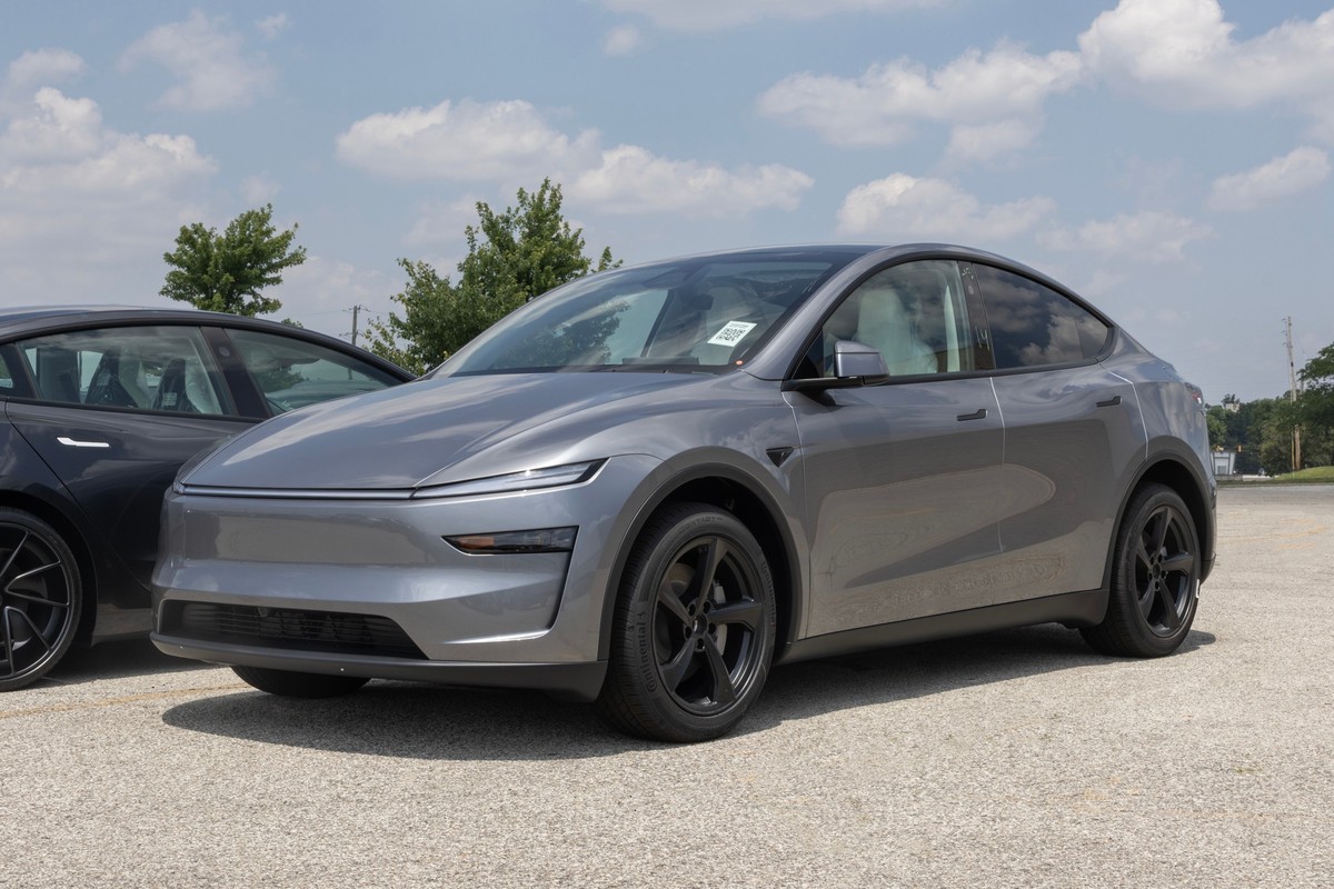 Une Tesla modèle Y.