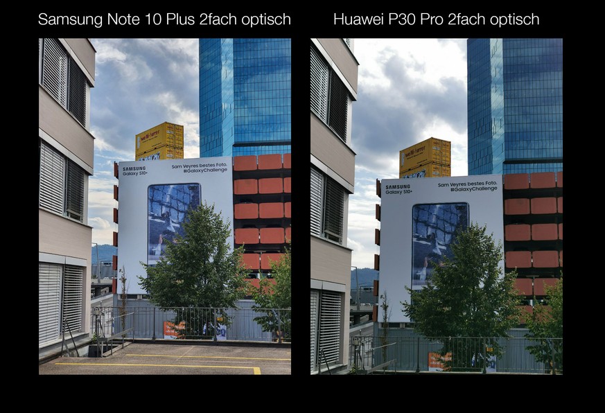 Vergleich Samsung Galaxy Note 10 Plus vs. Huawei P30 Pro Zoom