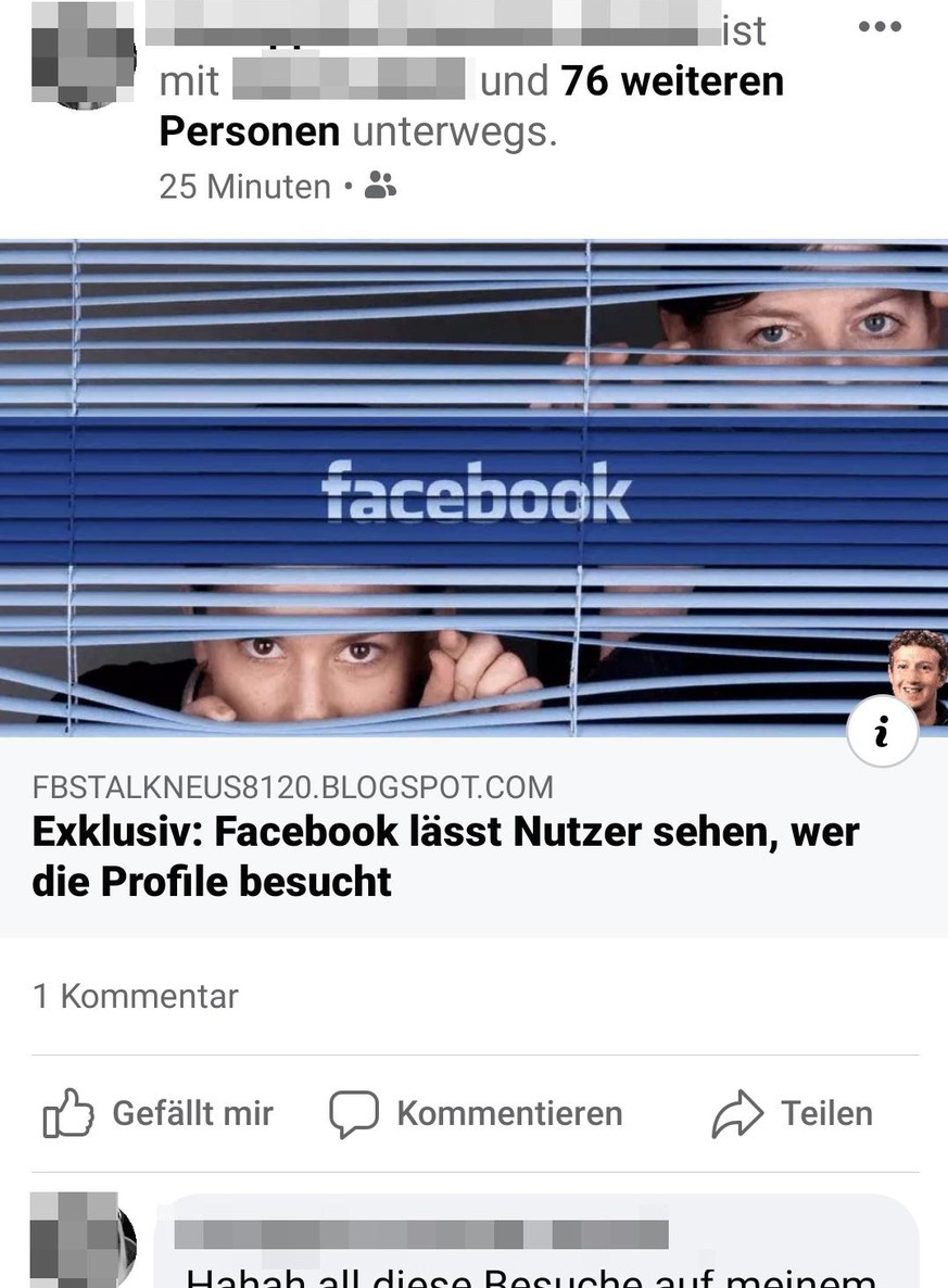 Meinem wer app auf war profil Facebook app