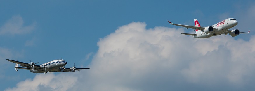 Dieses Bild der anfliegenden Swiss-Maschine ist von watson-User&nbsp;Stefan Gschwind. Danke dafür!