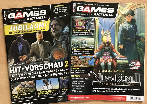 Aktuelles, Retro-Spiele und Reportagen. Da ist alles drin.