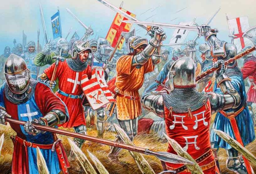 So versank der Stolz der französischen Ritter bei Azincourt im Schlamm