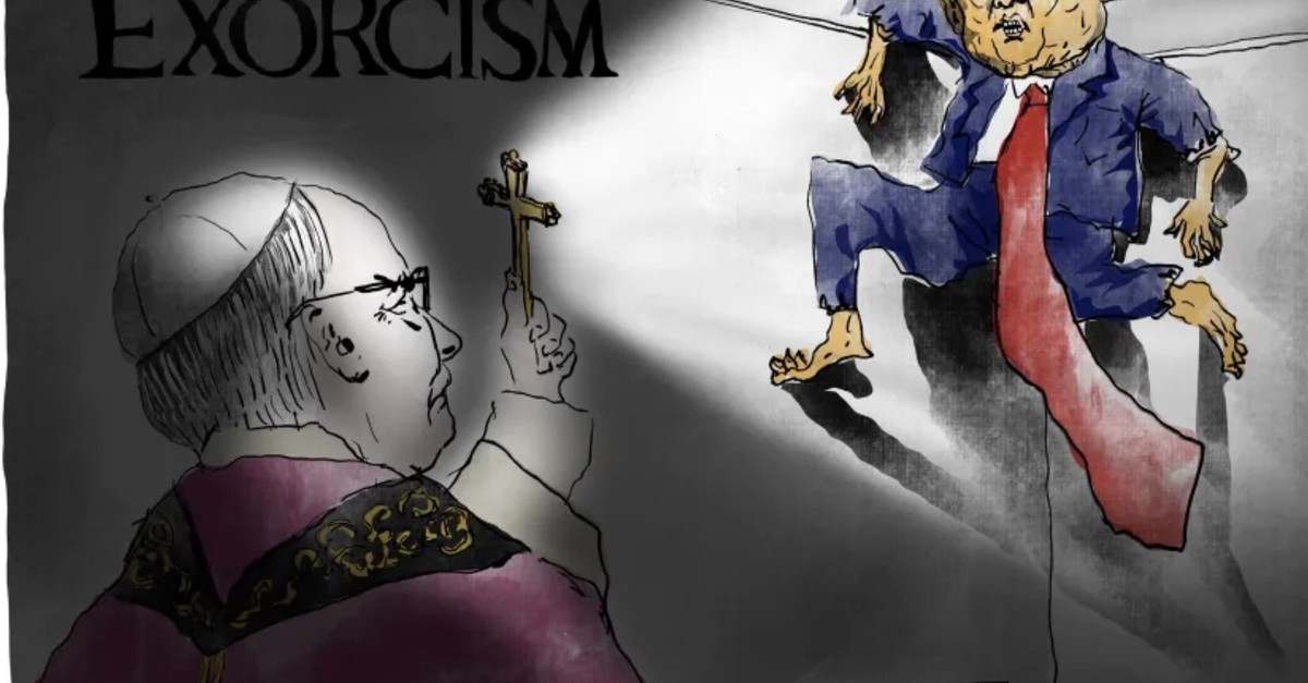 Amerika braucht dringend einen Exorzisten – die Woche im Karikaturen-Rückblick